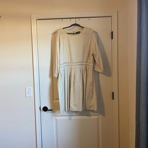 Boohoo linen dress